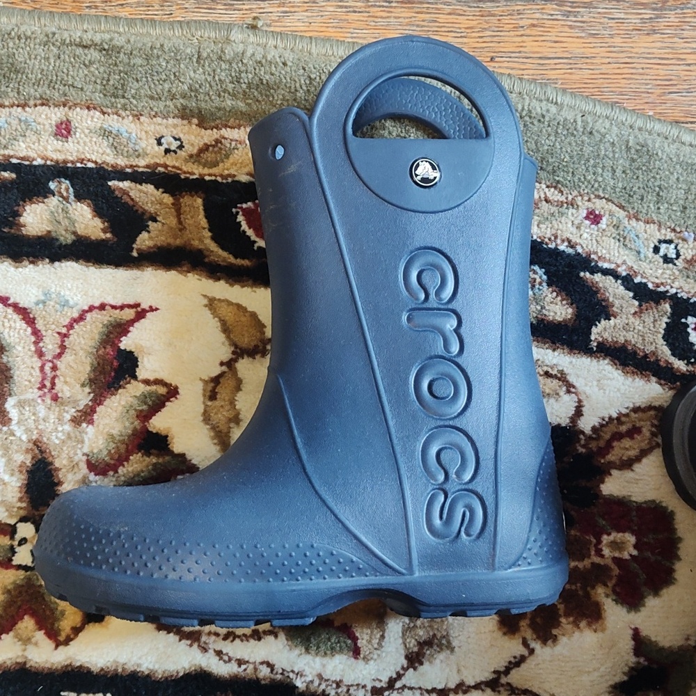 CROCS Dark Blue Waterproof Boots